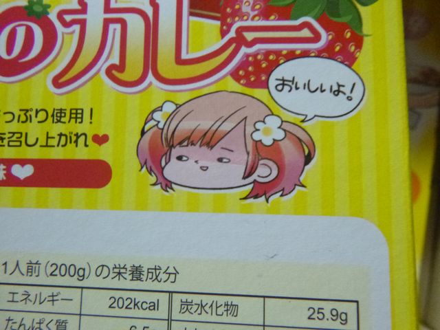 ゴルゴン後藤の 萌えいちごカレー 萌えカレー３点セットがやって来た 僕と磁石と乾電池