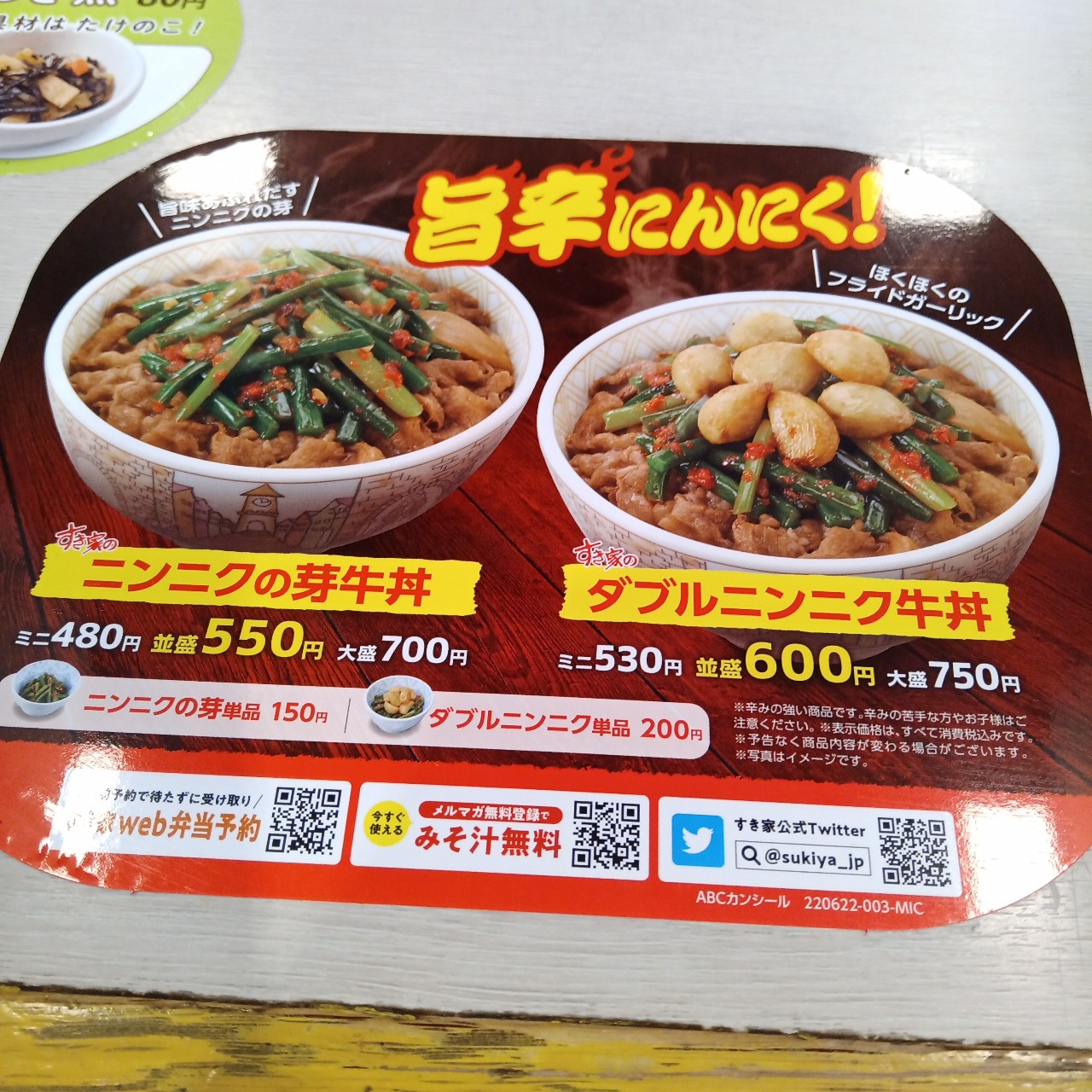今年も来たぜ ニンニクの芽牛丼22 僕と磁石と乾電池
