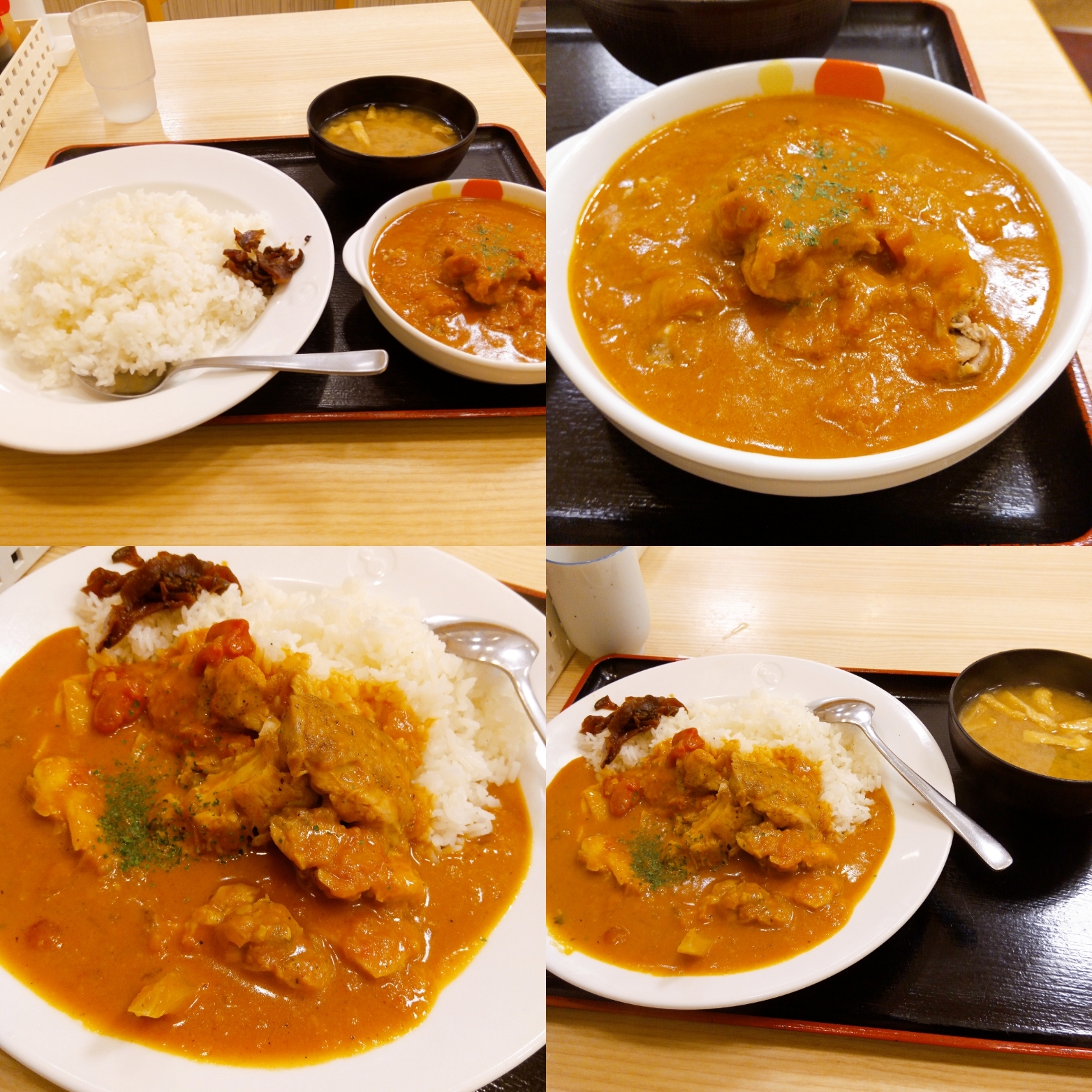 カレー バター 松屋 チキン