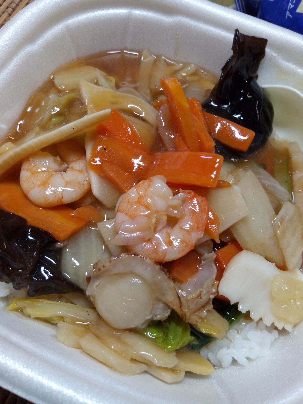 海老とホタテの特製中華丼 セブンイレブン 僕と磁石と乾電池 海老とホタテの特製中華丼 セブンイレブン 僕と磁石と乾電池