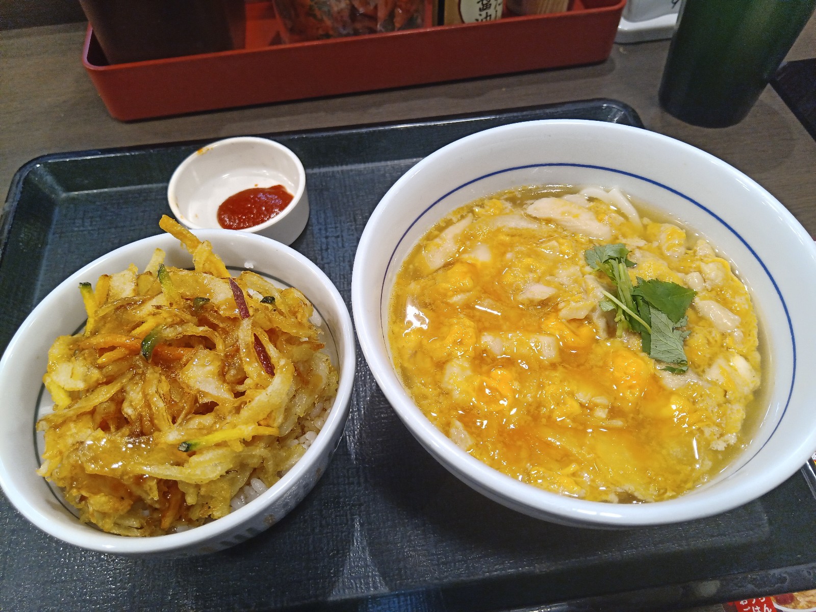 親子がけうどん 僕と磁石と乾電池