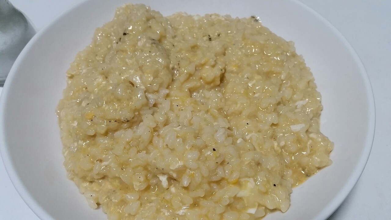 今日の夕飯 たまごおじや その5 ヨーグルト あかまる走れ 今日の夕飯 たまごおじや その5 ヨーグルト あかまる走れ