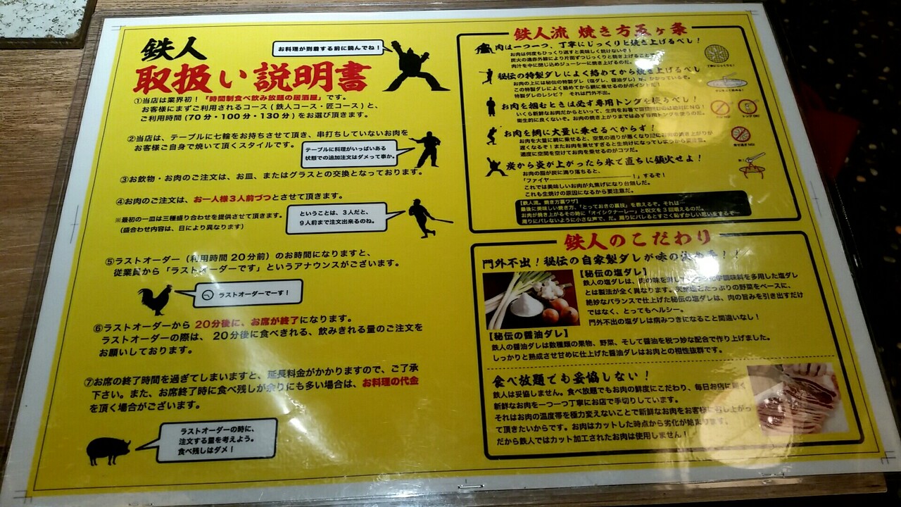 年末は 1500円だけ握りしめてこい しちりん炭火焼 鉄人 上野店 あかまる走れ