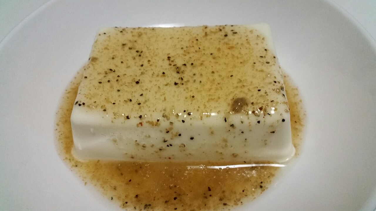今日の夕飯 くせになるうま塩冷奴 あかまる走れ 今日の夕飯 くせになるうま塩冷奴 あかまる走れ