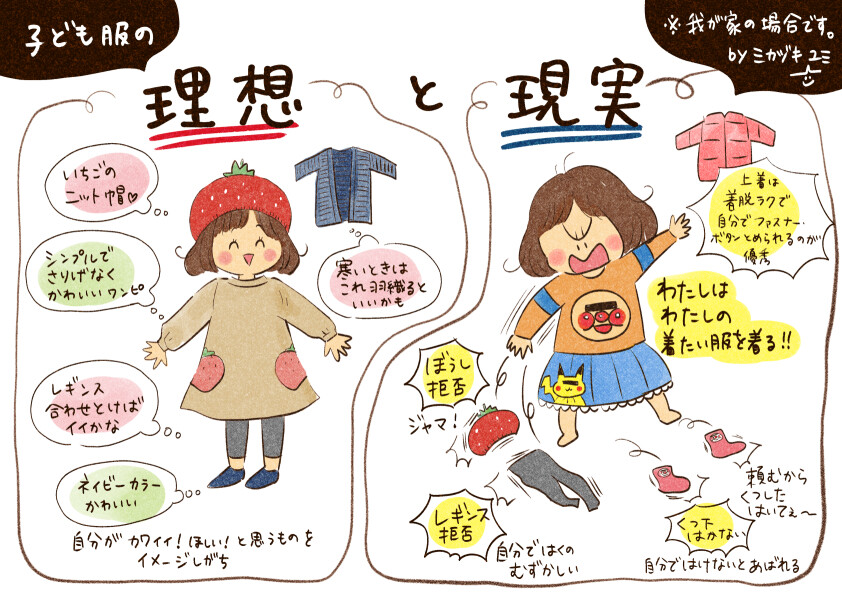 子ども服の理想と現実 背中をポンポン Powered By ライブドアブログ