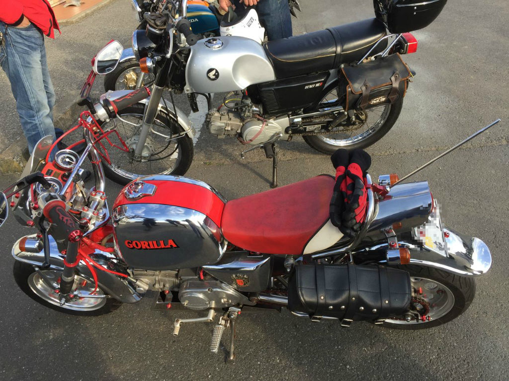 波乱のモンキーツーリング 一台白煙吹き停車 そして新たな問題点へ 猫のgsr 活動日誌