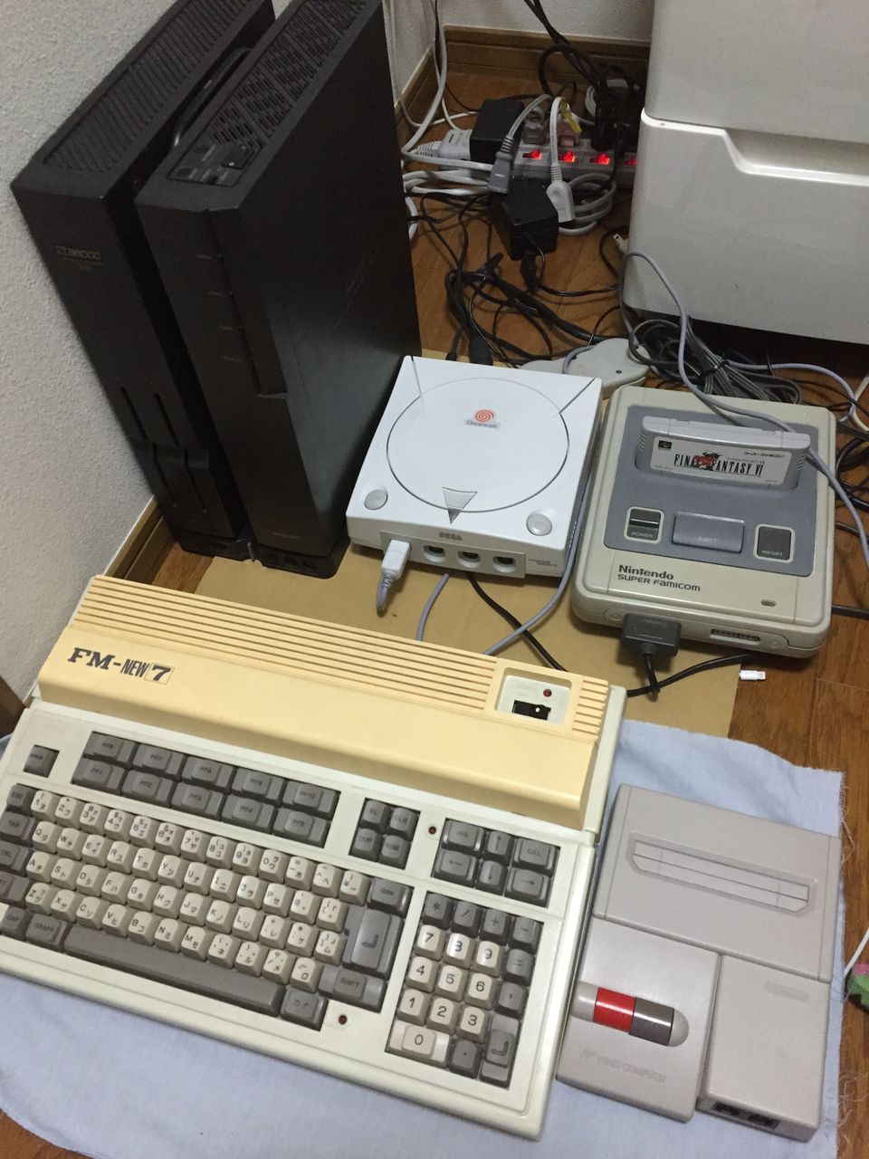 FM-7 / FM-NEW7実機にて、テープイメージを読み込ませる方法