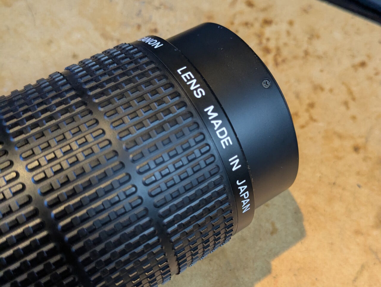 Canon New FD 75-200mm F4.5を清掃する : ねこめしのジャンクカメラ