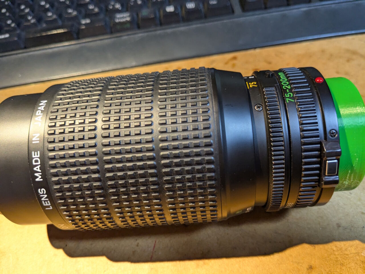 Canon New FD 75-200mm F4.5を清掃する : ねこめしのジャンクカメラ