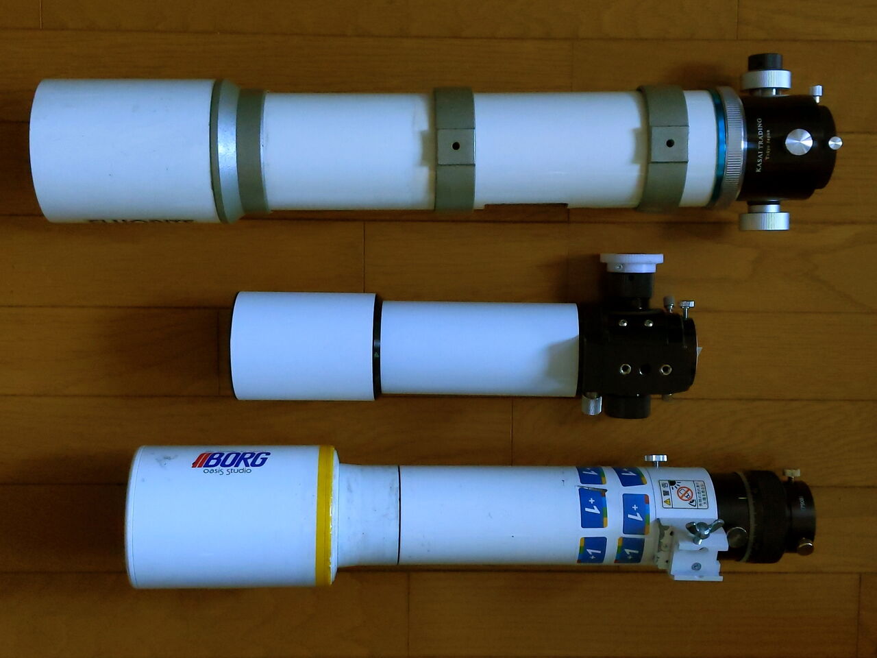 FL-80sを他の鏡筒と比べてみる : ねこめしのよなよな工房ブログ