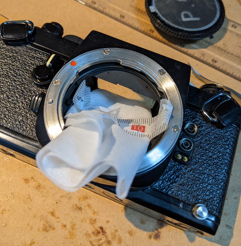 Pentax LXのモルトを交換する : ねこめしのよなよな工房ブログ