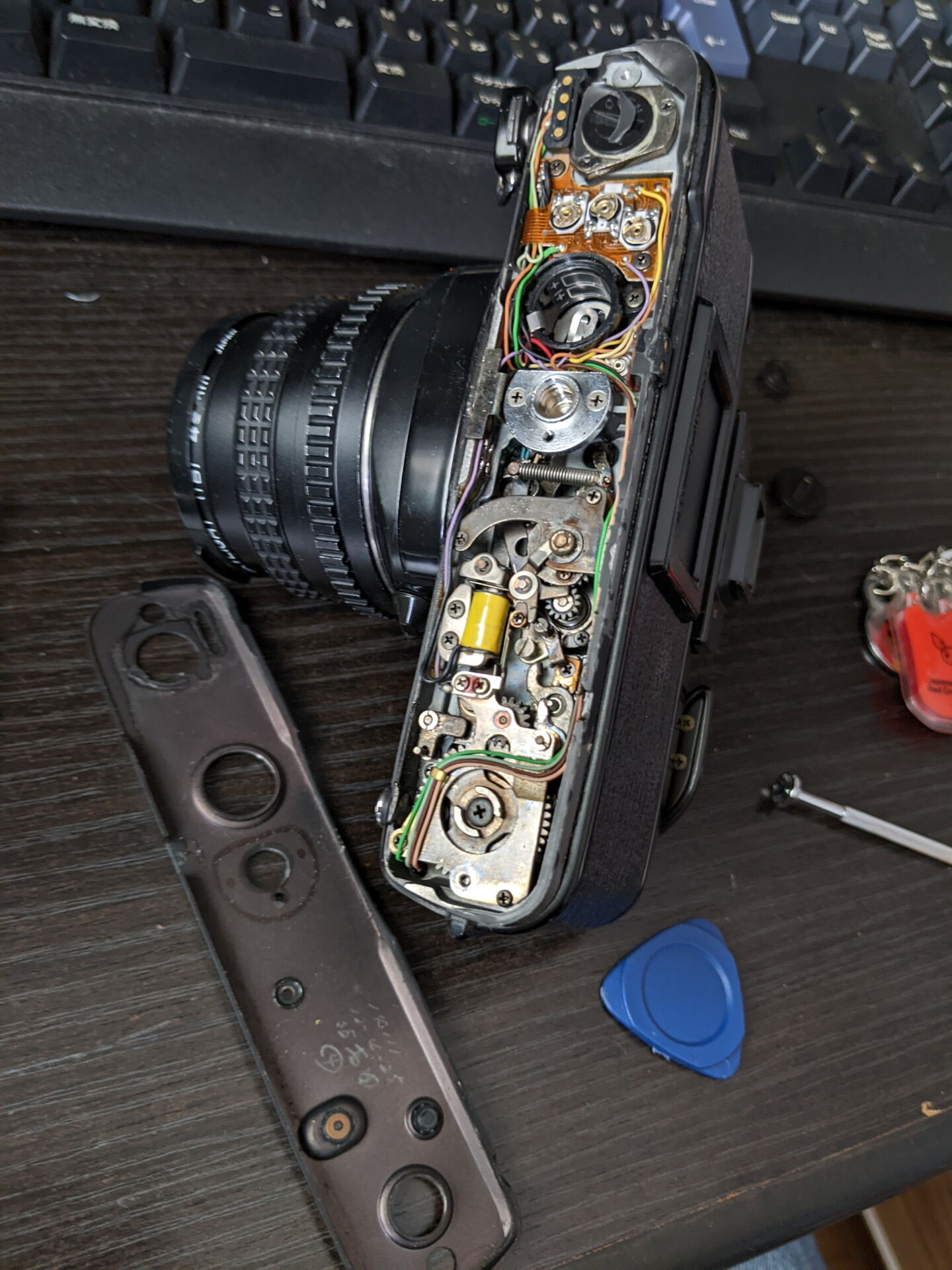 Pentax LXの露出計を調整する : ねこめしのよなよな工房ブログ Pentax LXの露出計を調整する : ねこめしのよなよな工房ブログ