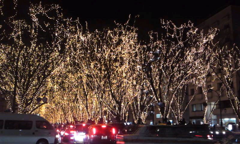 10sendai光のページェント 宮城県仙台市のイルミネーション おくのみち 東北地方 北海道の旅