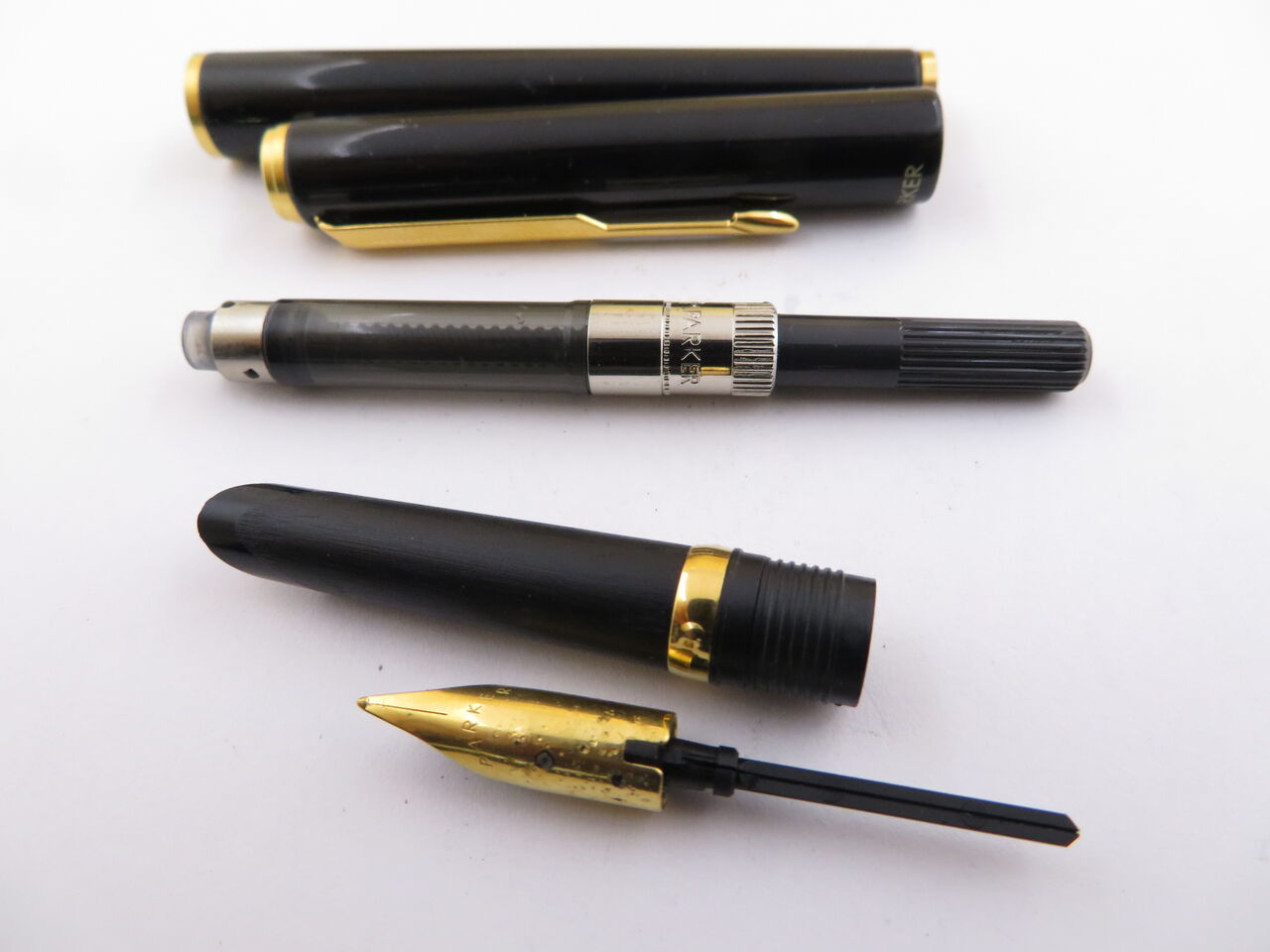 PARKER ”95” 黒軸 スチールニブ : 万年筆おやじの備忘録