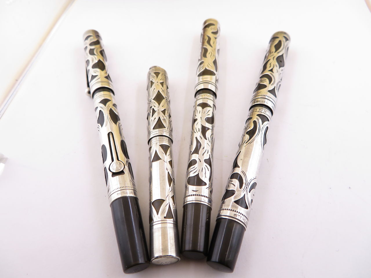 銀色オーバーレイな万年筆 ④ WATERMAN＃452 1/2 : 万年筆おやじの備忘録