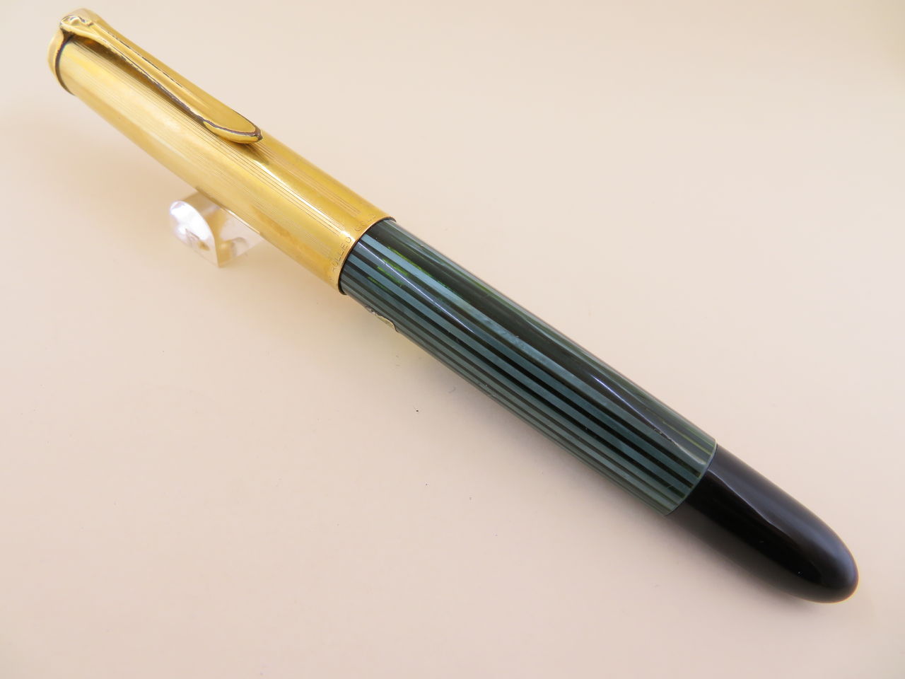 PELIKAN ＃500NN 緑縞軸 14C ＜F＞ : 万年筆おやじの備忘録