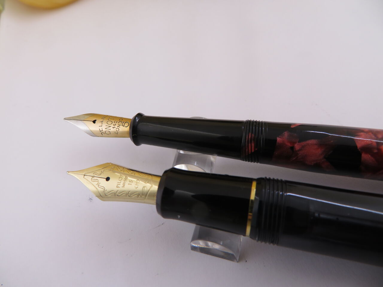 ONOTO No.14 Red Mottled Lever 万年筆 ONOTO No.14 Red Mottled Lever 万年筆