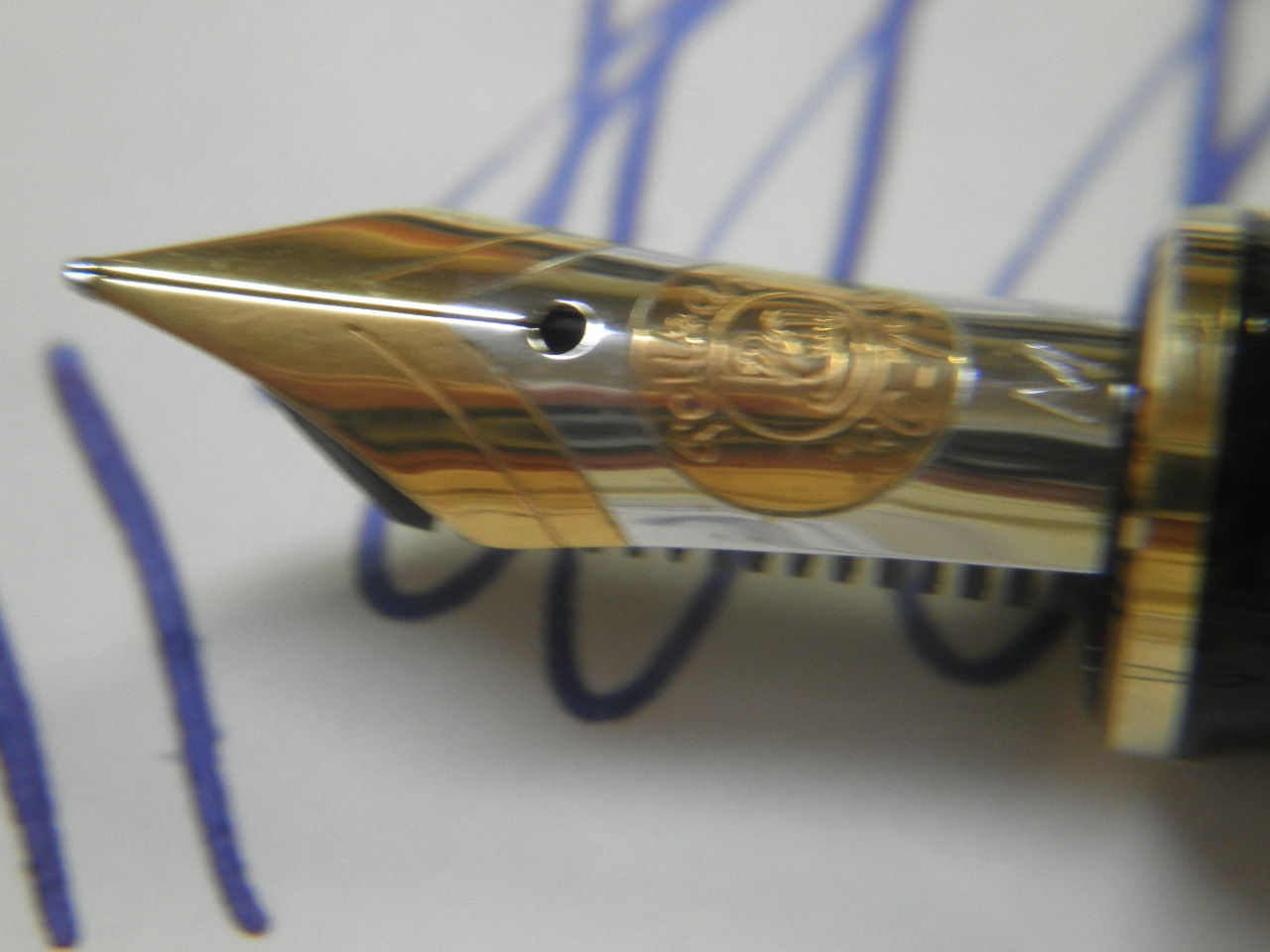 PELIKAN M600 (茶縞)プロト？18C-M(PF) : 万年筆おやじの備忘録