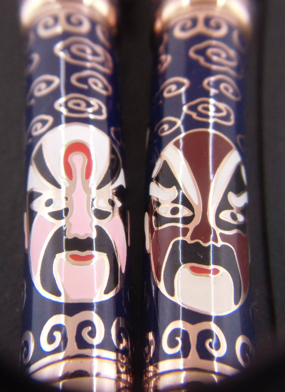 高額中華マンシリーズ」DUKE (京劇七宝焼風） 14K : 万年筆おやじの備忘録