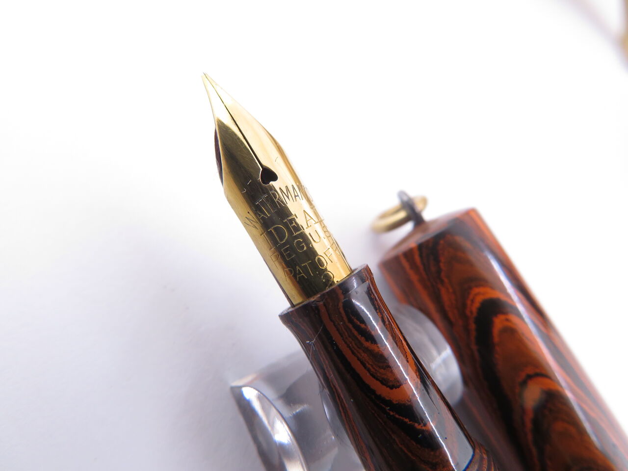 ウォーターマン 万年筆 ＃52 1/2 V オレンジ