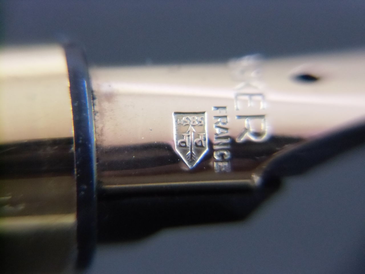 PARKER 75 の 14Kのメーカーズマーク : 万年筆おやじの備忘録