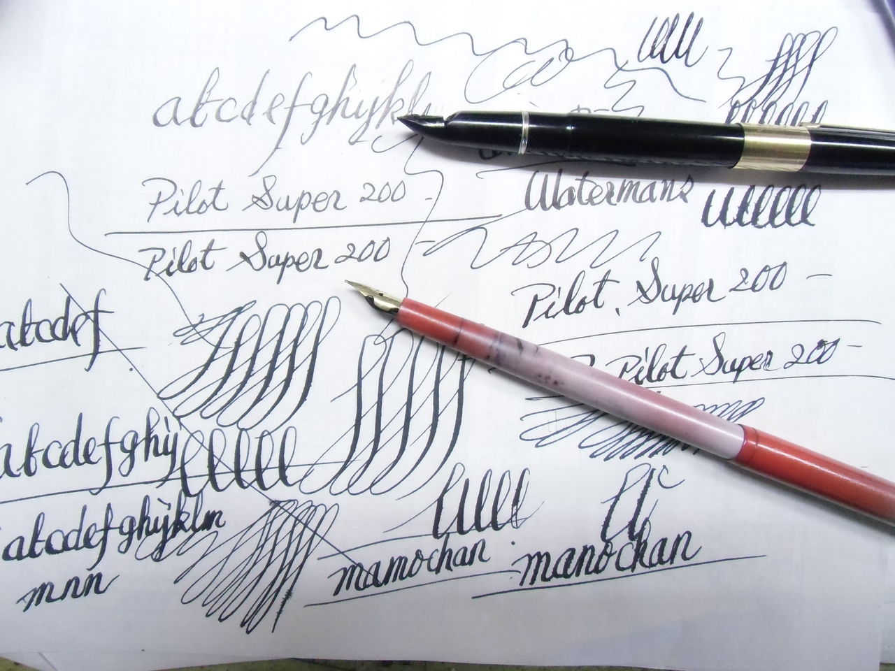 PILOT SUPER200 改造ダブル・フォルカン フレックス実験 : 万年筆