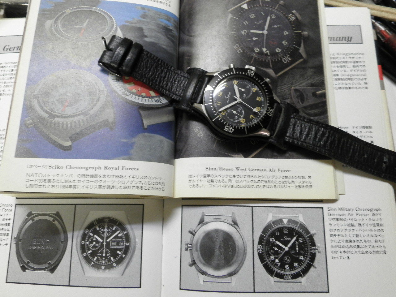 SINN パイロット・クロノグラフ1550SGとその系譜 : 万年筆おやじの備忘録