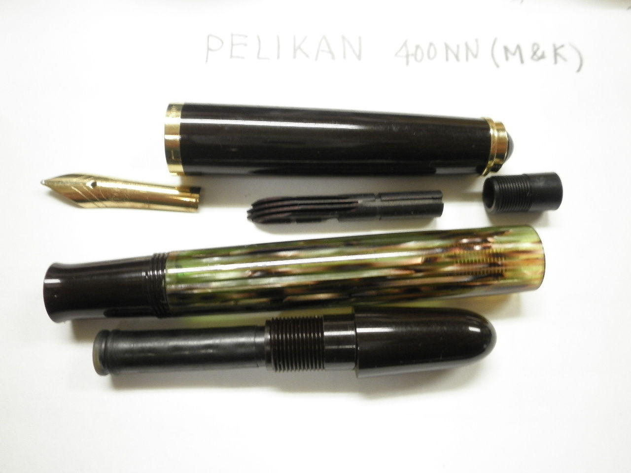 ペリカン 400NN M&K 万年筆 号外 Mont Peliさんに捧げる M＆K 分解コンテスト
