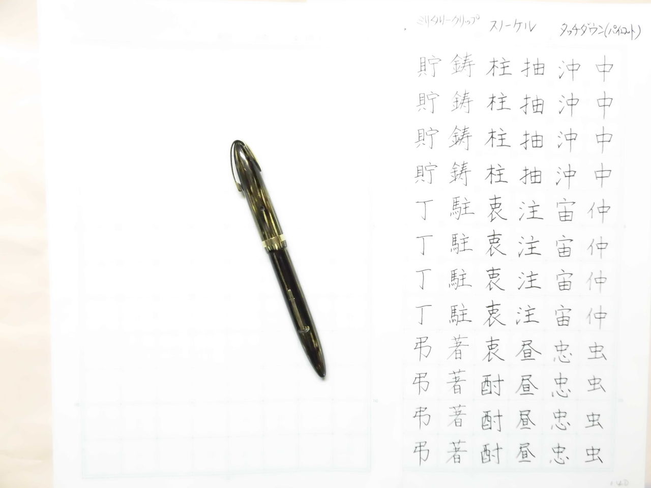 シェーファー・ミリタリークリップ 14K : 万年筆おやじの備忘録