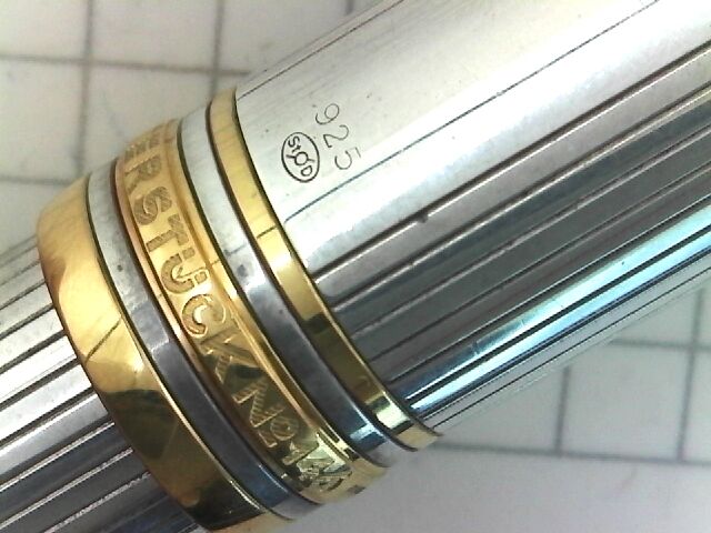 MONTBLANC #1468 銀軸 バイカラー18K : 万年筆おやじの備忘録