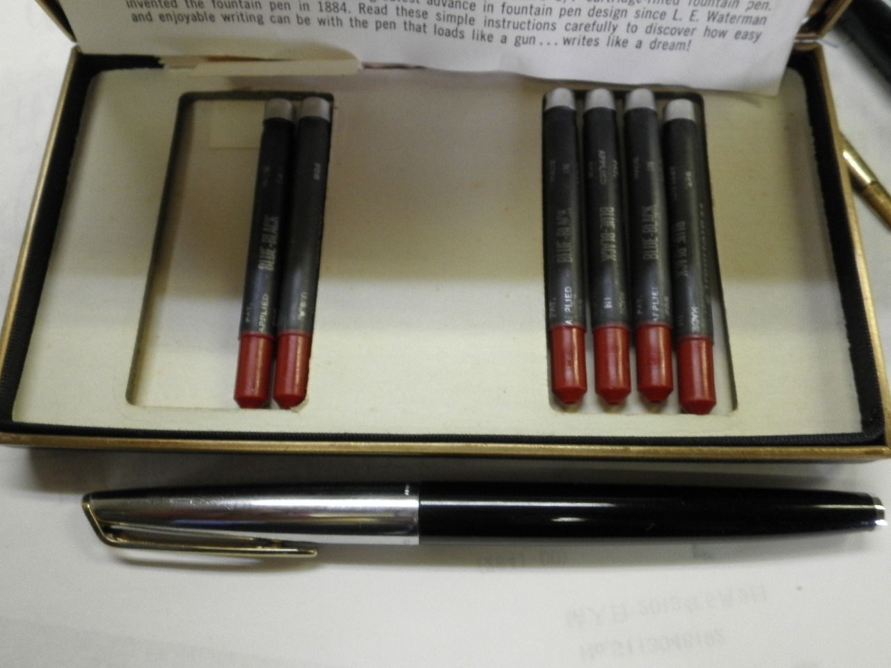 1953年製 WATERMAN C/F と PILOT 53R : 万年筆おやじの備忘録