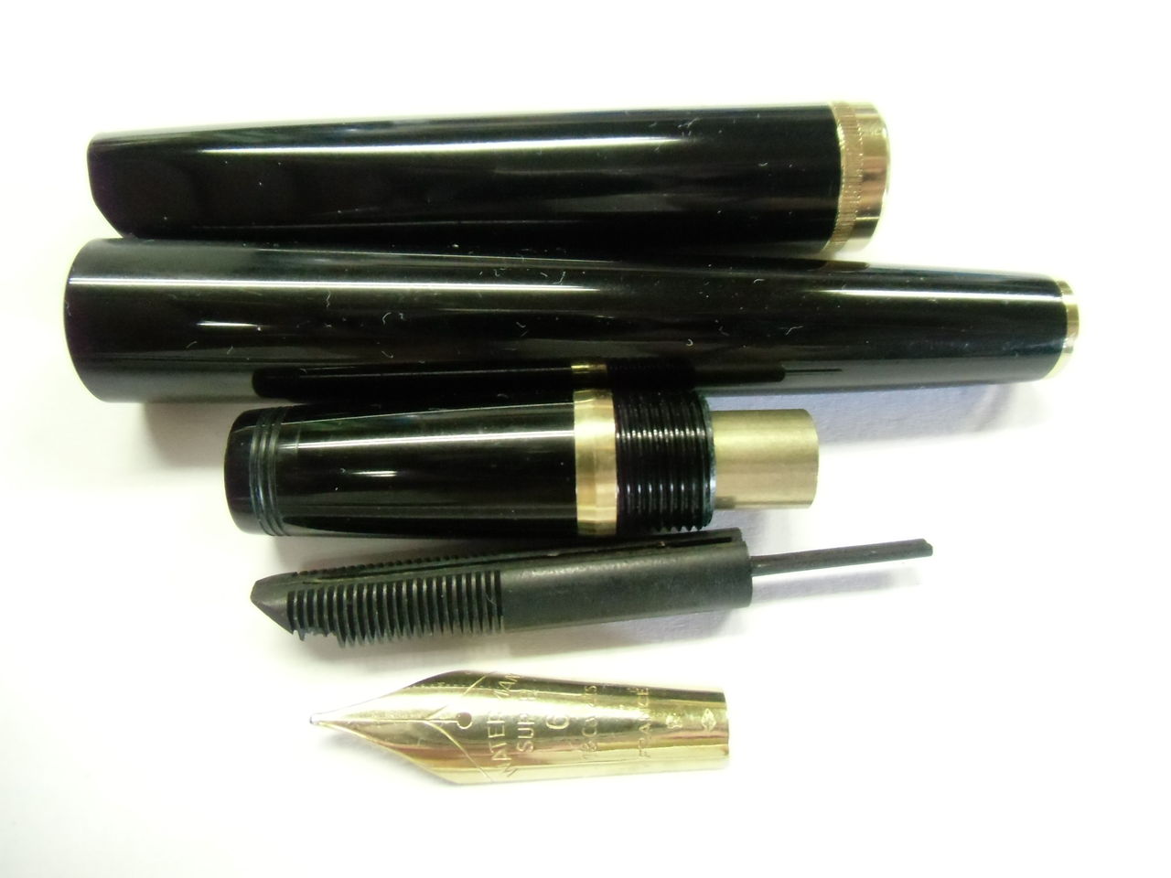 筆記具 WATERMAN  SUPER 6  18Carats Waterman pen pencil Super 6 Gold 18 carats twentieth century