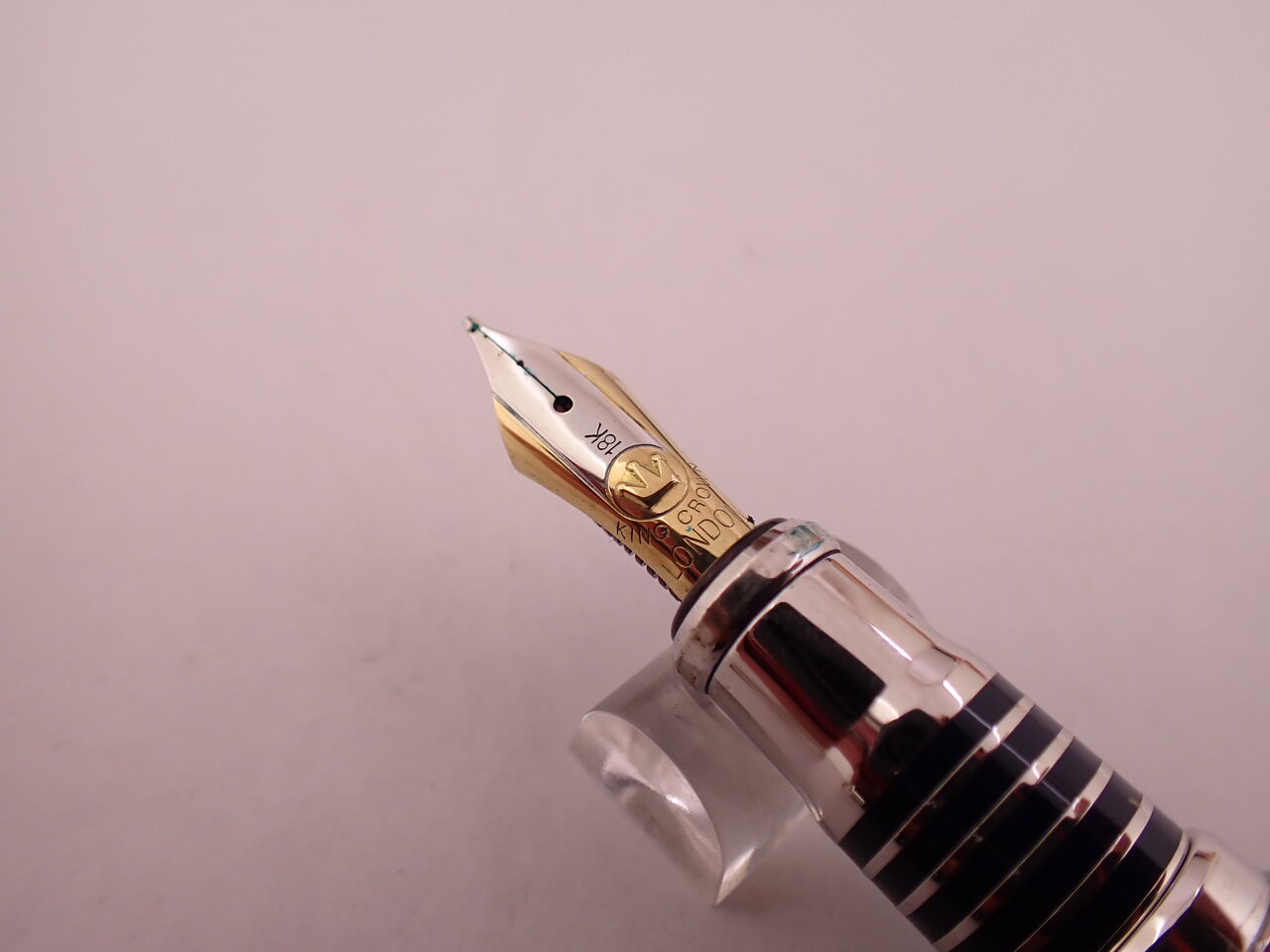 高級なDUKE ① キングクラウン K03ラピス 18K 1 : 万年筆おやじの