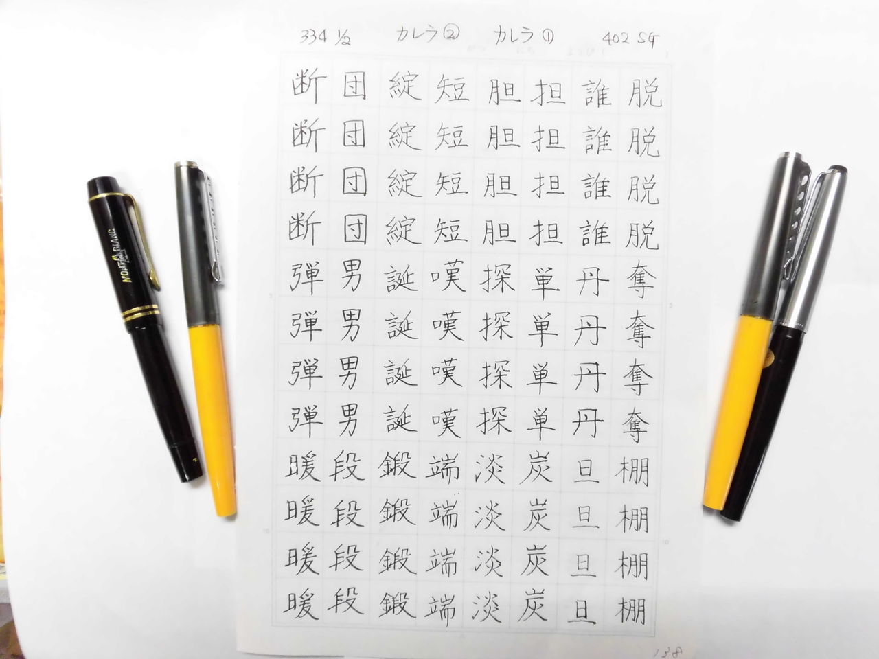 MONTBLANC No.522 PG カレラ その1 : 万年筆おやじの備忘録
