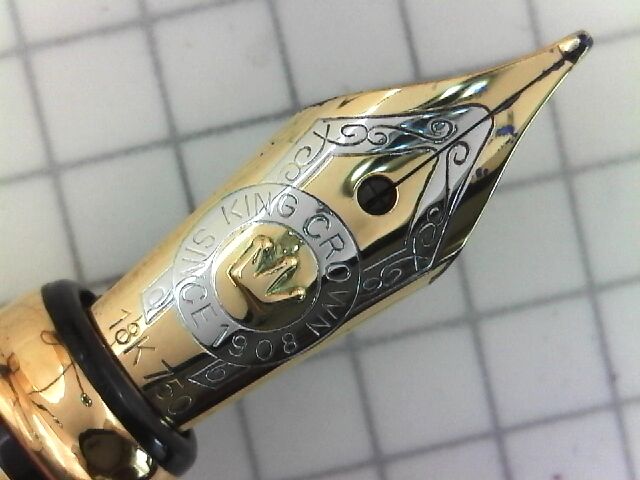 KING CROWN K10 18K-750 <M> : 万年筆おやじの備忘録