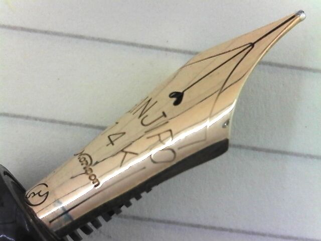カトウ製作所+兜木銀次郎（モリソン）14K : 万年筆おやじの備忘録