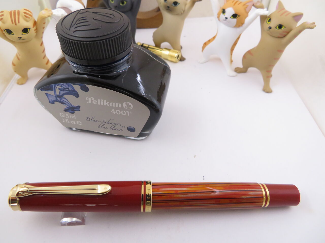 PELIKAN M600 14K トータスシェル・レッド ③ : 万年筆おやじの