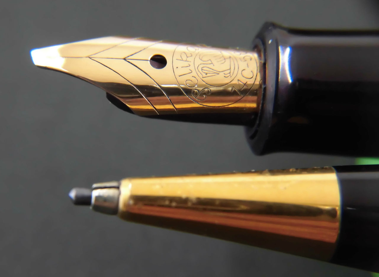 PELIKAN #350 MP 緑縞 : 万年筆おやじの備忘録