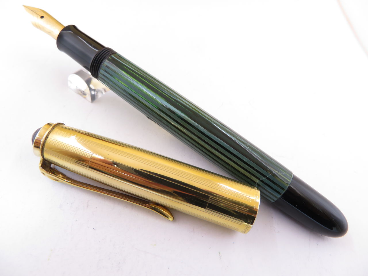 PELIKAN ＃500NN 緑縞 : 万年筆おやじの備忘録