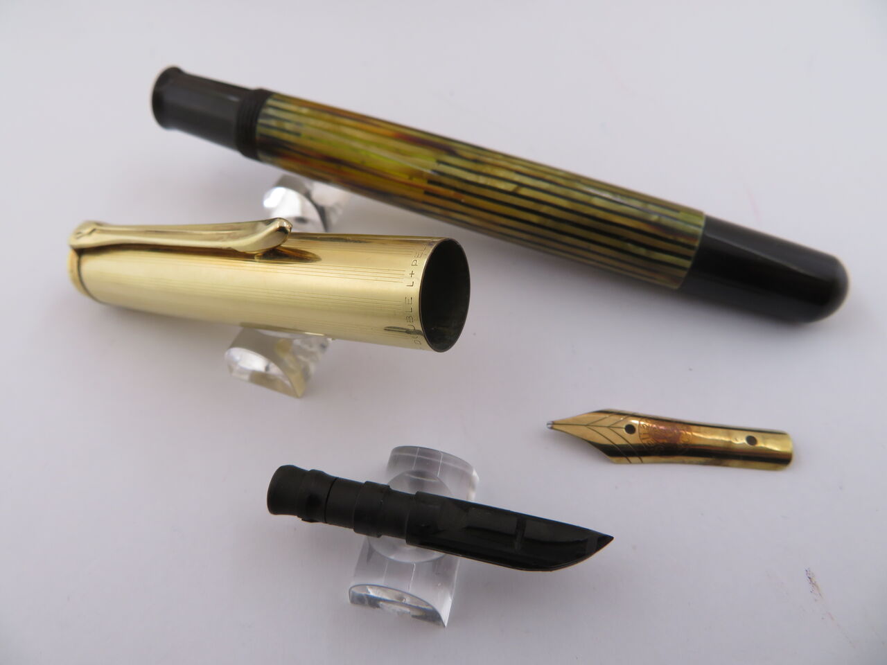 Pelikan万年筆 ♯500 茶縞 Ｍ ペリカン茶縞の年代による違い | 筆記具専門店キングダムノート