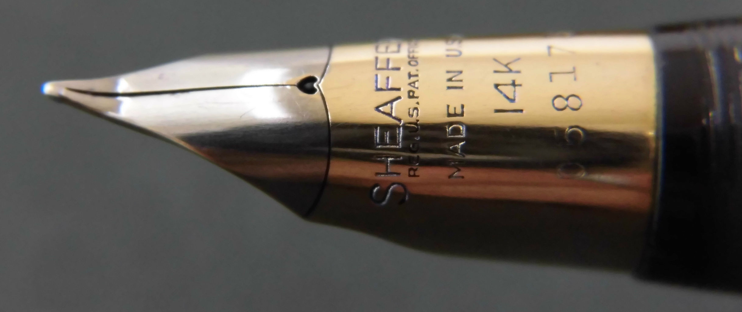 歴代のシェーファー社のトライアンフニブ : 万年筆おやじの備忘録