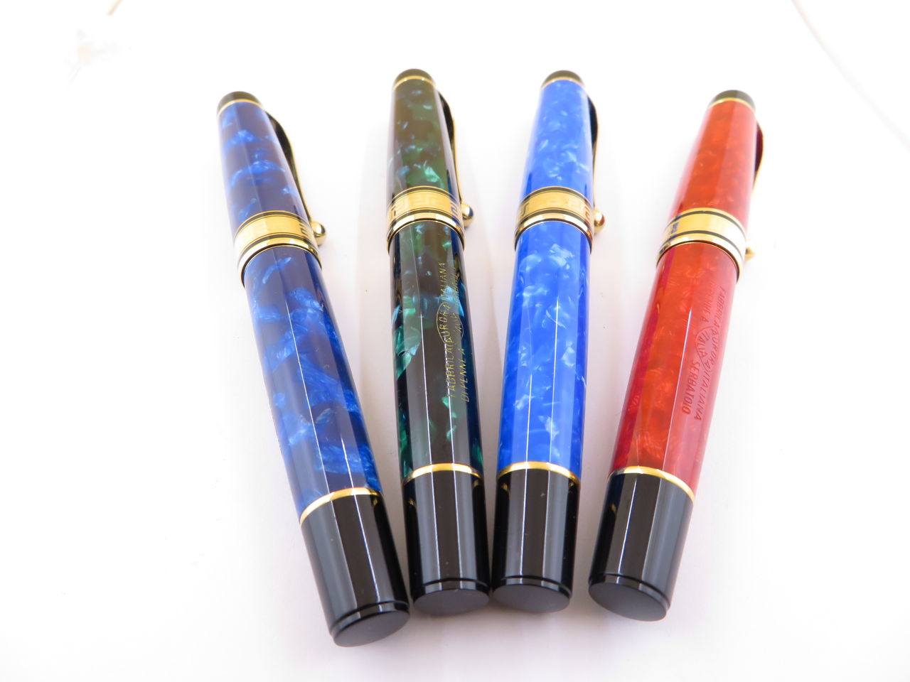 トーマス様専用 アウロラ オプティマ 万年筆 マーブルブルー 字幅B