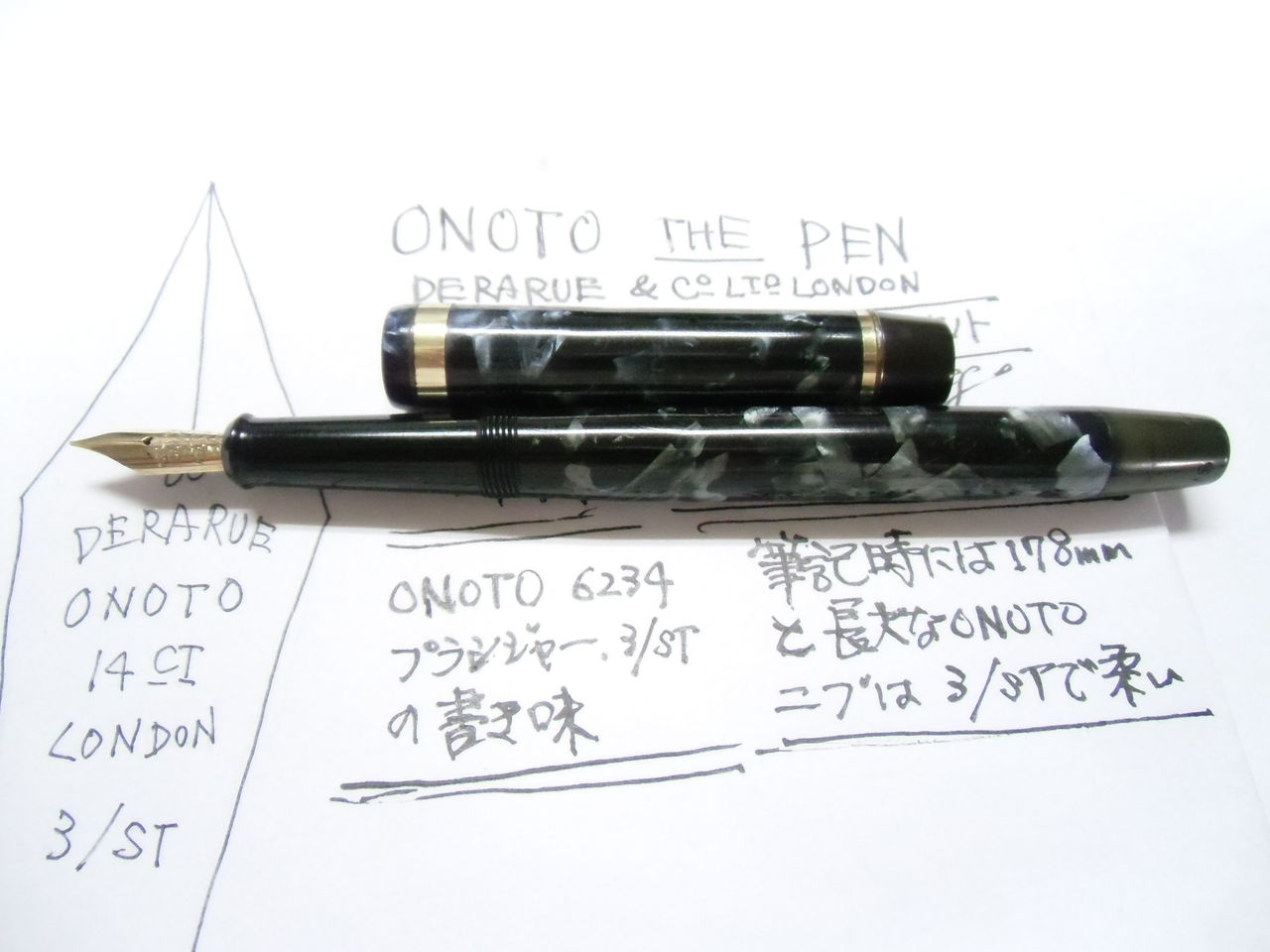 優雅なプランジャー式 ONOTO THE PEN : 万年筆おやじの備忘録