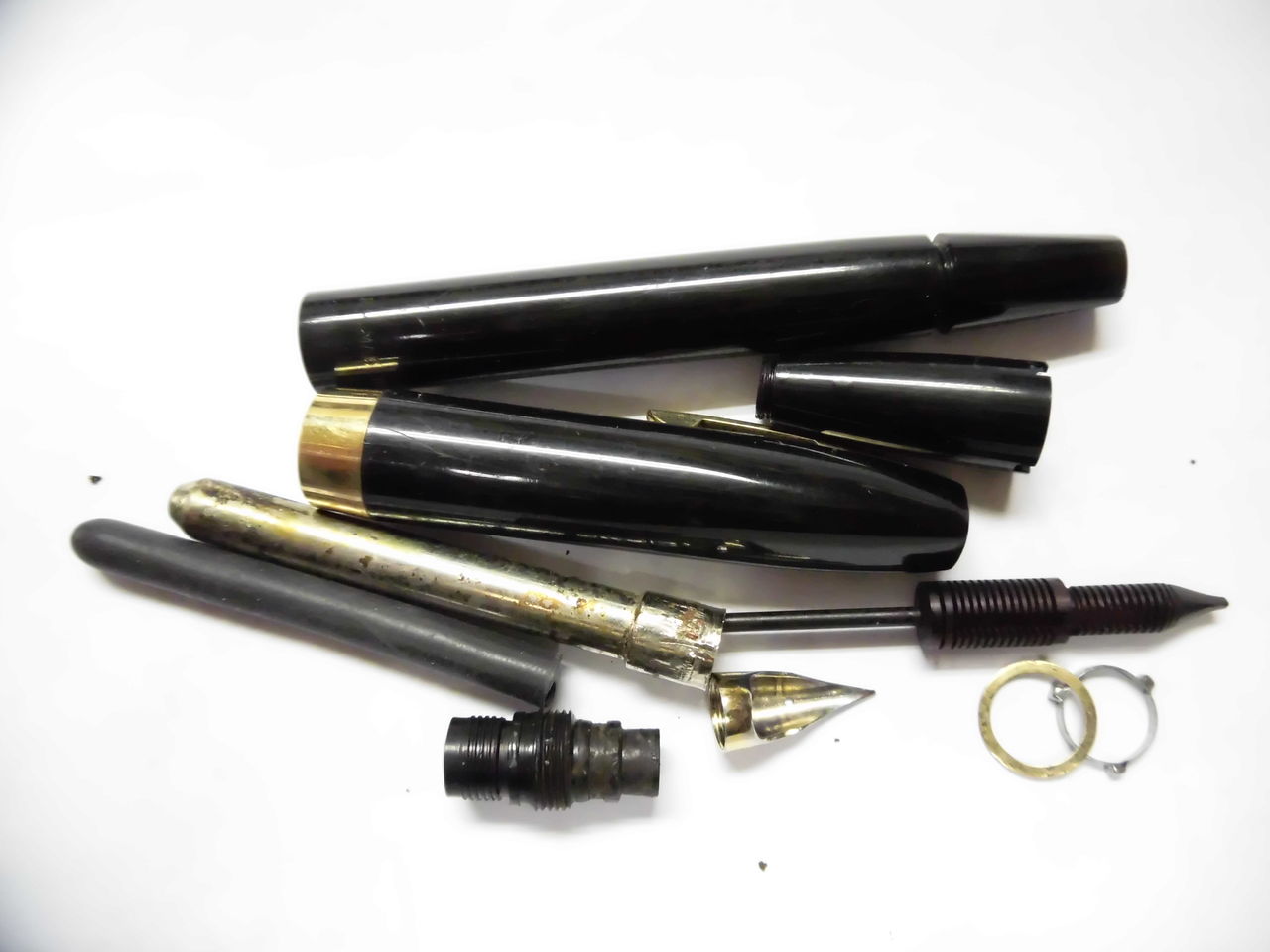 SHEAFFER タッチダウン 巻きニブの修復 : 万年筆おやじの備忘録