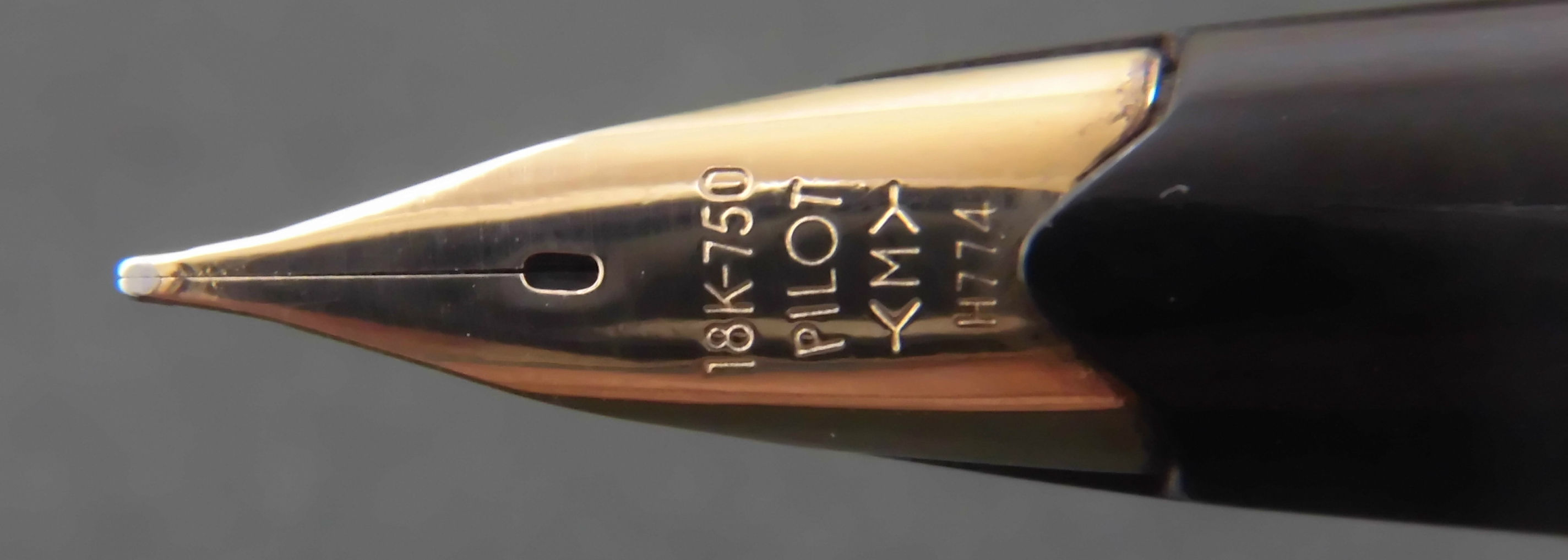 PILOT 18K-750の最終型Elite ＜M＞ : 万年筆おやじの備忘録