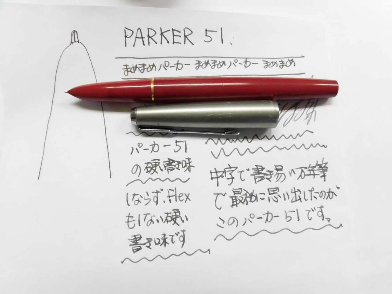 PARKER 51 14K＜中字＞ : 万年筆おやじの備忘録