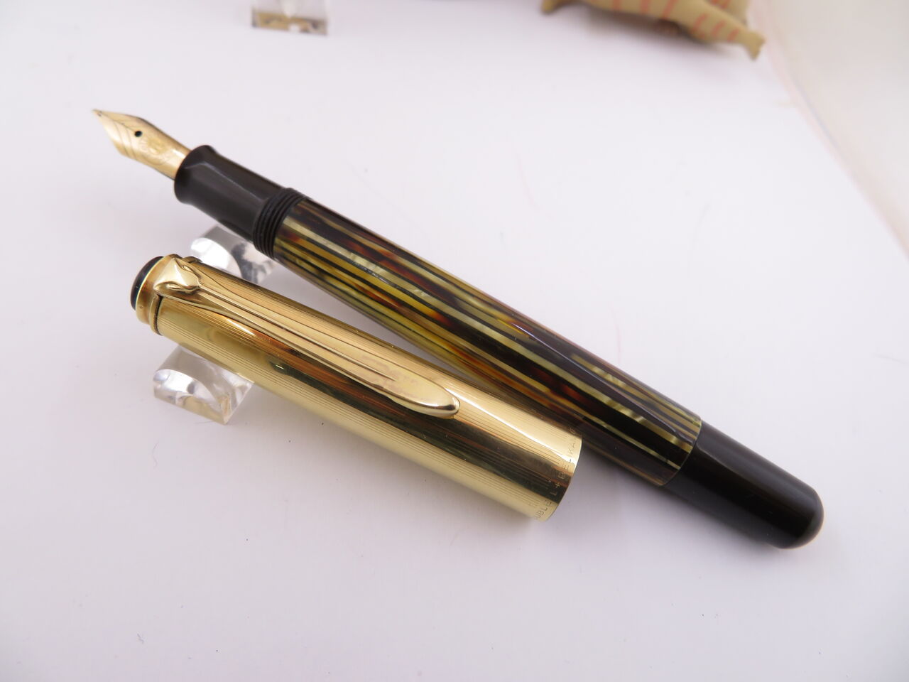 PELIKAN ＃500特集 ＃500N 茶縞 : 万年筆おやじの備忘録