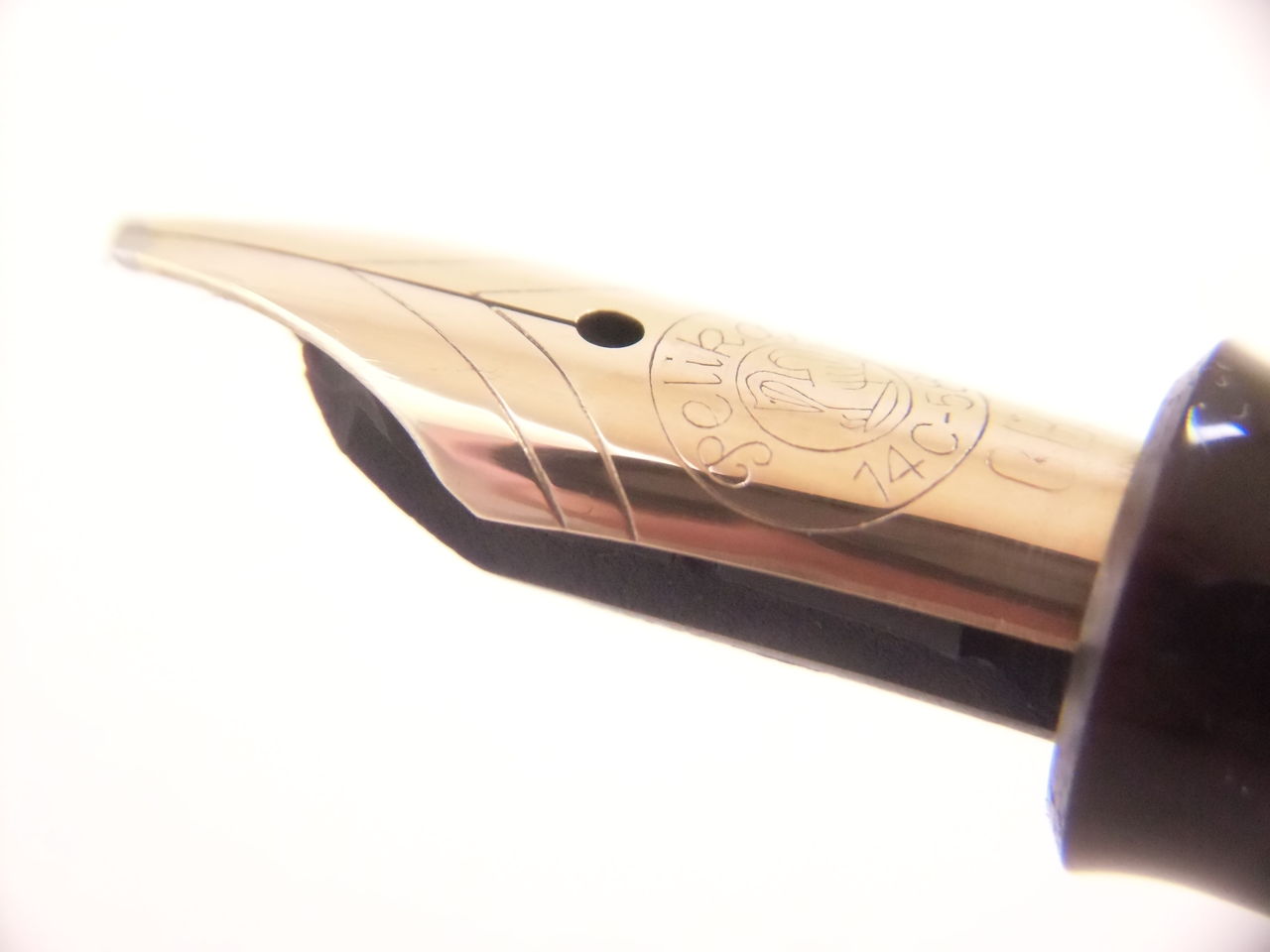 ペリカン　PELIKAN　#500　ブラウントートイス　茶縞　万年筆　太字　B PELIKAN”500”茶縞＜OB＞ : 万年筆おやじの備忘録