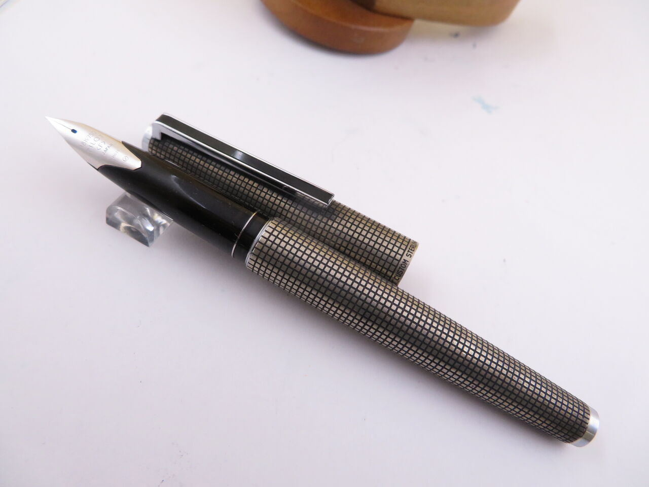 パイロット 万年筆 カスタム スターリングシルバー F 18K WG パイロット 万年筆 カスタム スターリングシルバー F 18K WG
