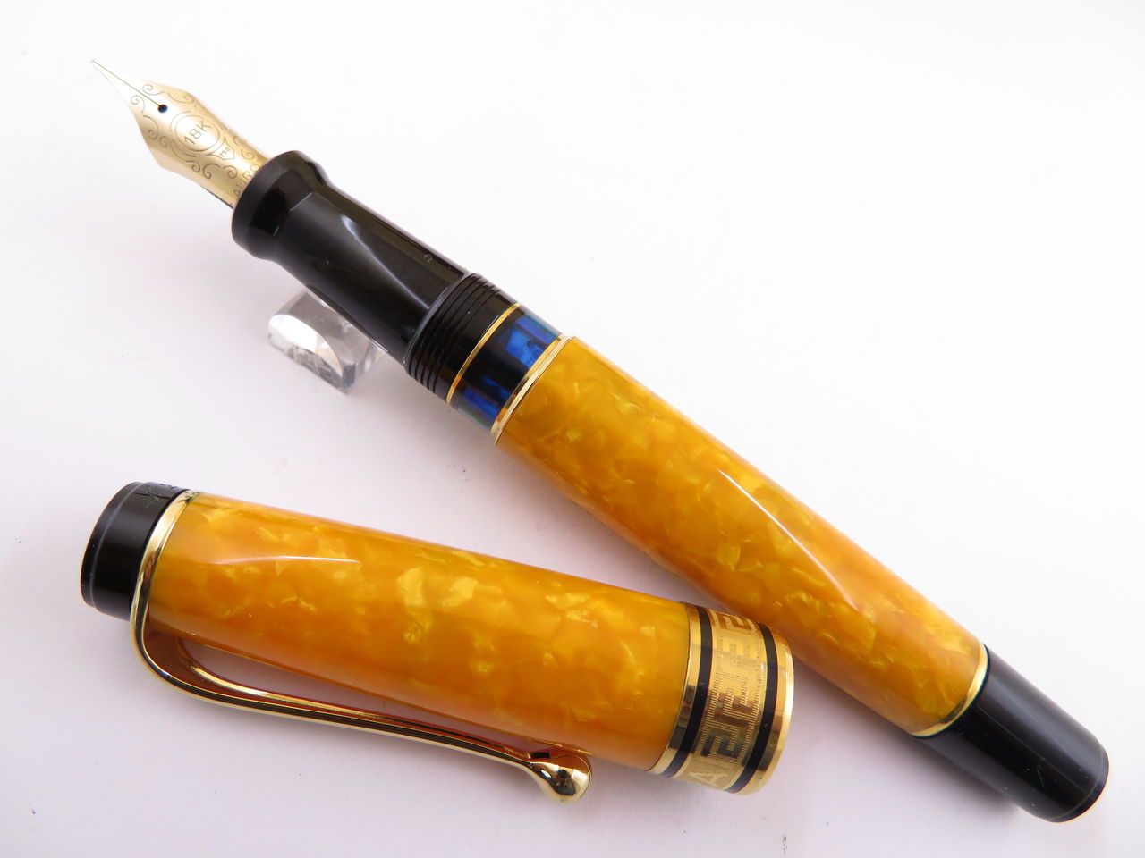 限定 美品 AURORA オプティマ ソーレ 太陽 18K オレンジ アロウラ 限定 美品 AURORA オプティマ ソーレ 太陽 18K オレンジ アロウラ